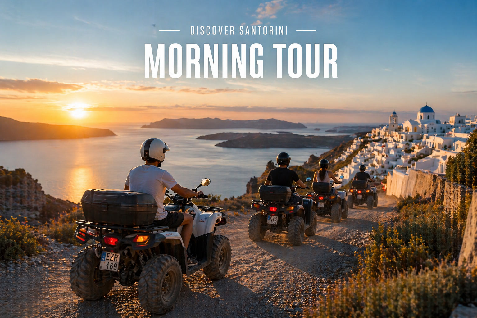Morning Quad Tour Santorini