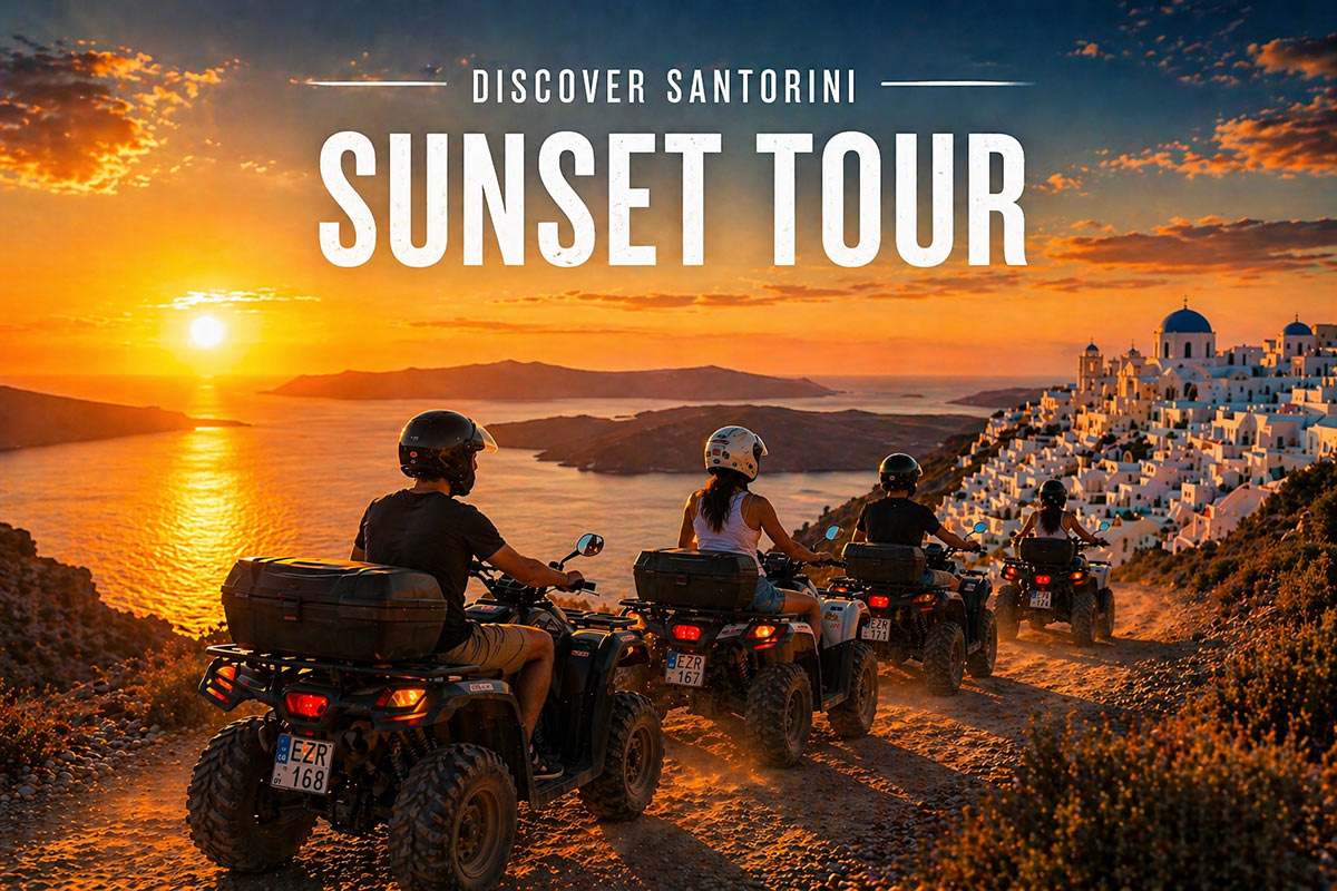 Sunset Quad Tour Santorini